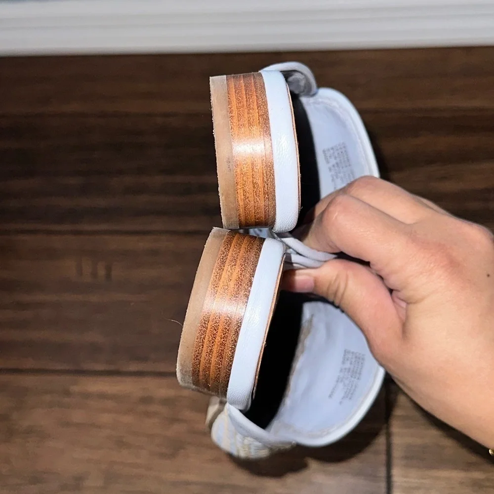 Tory Burch✨Mules Horsebit loafers RARE woven leather clogs slippers